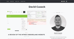 Desktop Screenshot of davidcusack.com